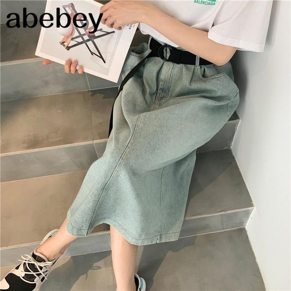 skirts vintage high waist straight denim womens spring summer loose sashes belted long jeans skirt female 2021, Black
skirts vintage high waist straight denim womens spring summer loose sashes belted long jeans skirt female 2021, Black