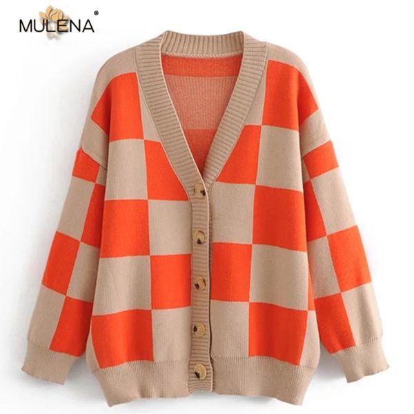 women's sweaters mulena v neck plaid coats women cardigans kintted vintage full sleeves single breasted office lady female, White;black
women's sweaters mulena v neck plaid coats women cardigans kintted vintage full sleeves single breasted office lady female, White;black