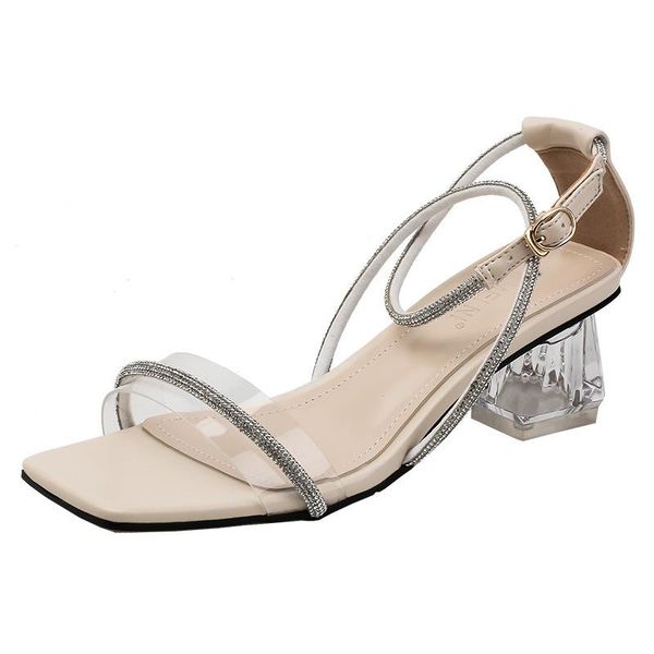 sandals fashion women's female 2021 summer fairy style crystal mid-heel open toe shoes ankle strap high heels, Black
sandals fashion women's female 2021 summer fairy style crystal mid-heel open toe shoes ankle strap high heels, Black