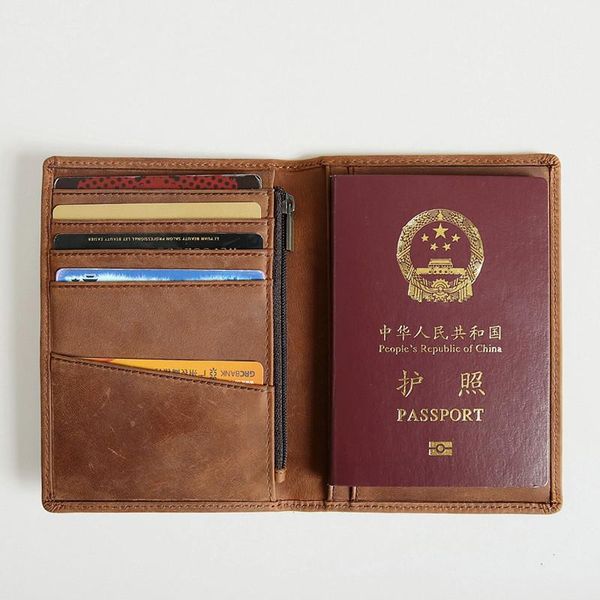 card holders travel passport holder bag leather wallet men change pouch simple retro portable durable wholesale, Brown;gray
card holders travel passport holder bag leather wallet men change pouch simple retro portable durable wholesale, Brown;gray