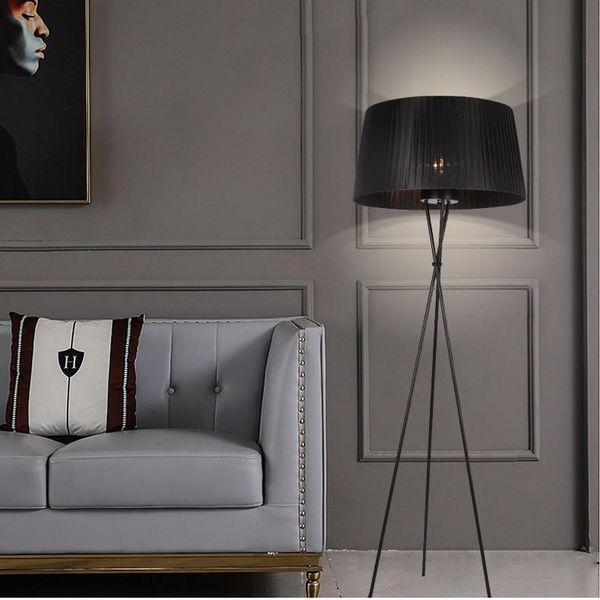 modern trident stand floor light black white pink red fabric shade bedside study tripod standing lamp nordic design lamps
modern trident stand floor light black white pink red fabric shade bedside study tripod standing lamp nordic design lamps
