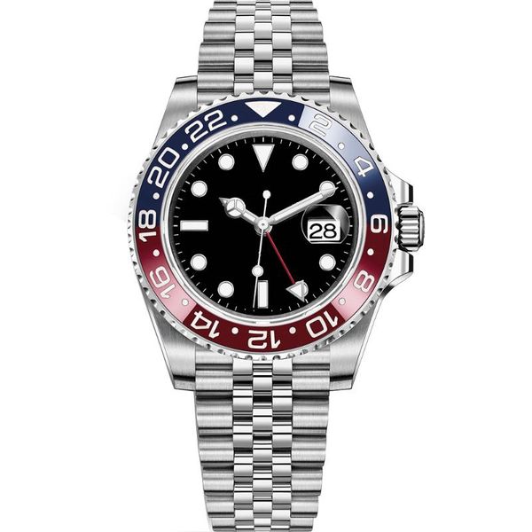 wristwatches men's watches black blue ceramic bezel automatic mechanical luxury watch 40mm gmt stainless steel waterproof, Slivery;brown
wristwatches men's watches black blue ceramic bezel automatic mechanical luxury watch 40mm gmt stainless steel waterproof, Slivery;brown