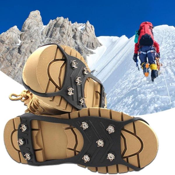 cords, slings and webbing 1 pair 35-39 40-45 crampons 8 studs anti-skid snow ice climbing shoe spikes grips- cleats overshoes
cords, slings and webbing 1 pair 35-39 40-45 crampons 8 studs anti-skid snow ice climbing shoe spikes grips- cleats overshoes