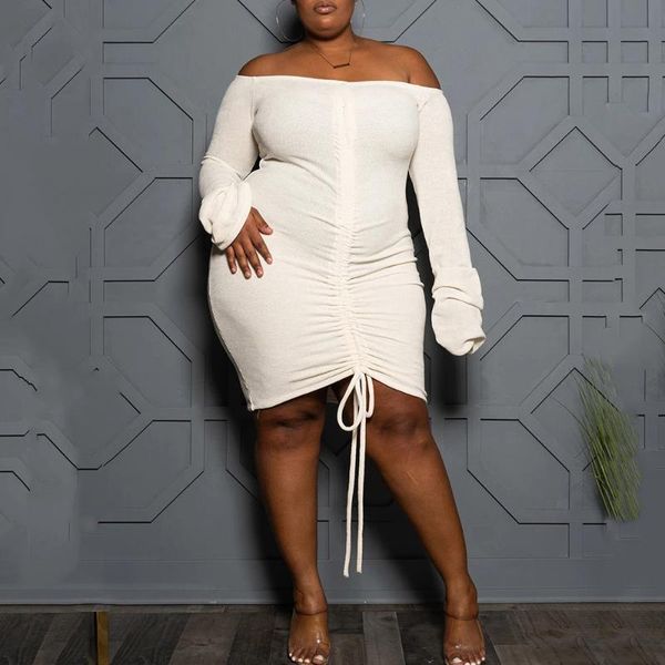 casual dresses african women plus size 4xl 5xl bodycon slash neck long sleeve drawstring knee length white vestidos mujer, Black;gray
casual dresses african women plus size 4xl 5xl bodycon slash neck long sleeve drawstring knee length white vestidos mujer, Black;gray