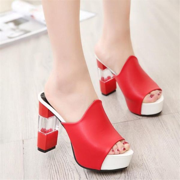 slippers plus size 34-42 women sandals heels transparent clear high summer pumps shoes sandalias de las mujeres, Black
slippers plus size 34-42 women sandals heels transparent clear high summer pumps shoes sandalias de las mujeres, Black