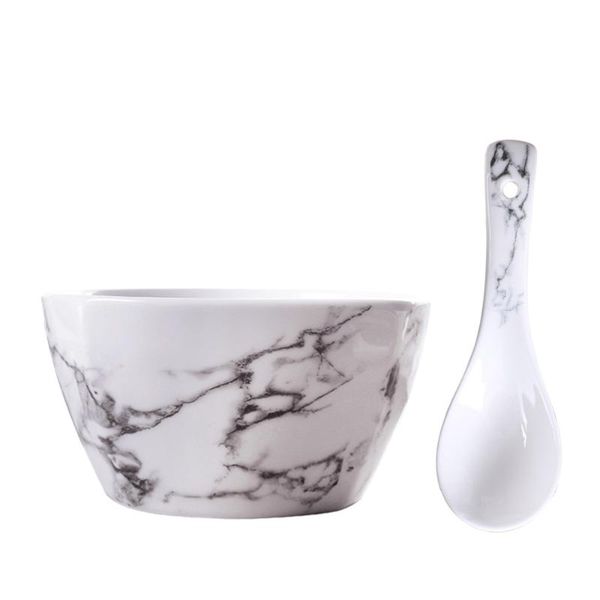 bowls 1 set marbled rice bowl ceramic salad with spoon (assorted color)
bowls 1 set marbled rice bowl ceramic salad with spoon (assorted color)