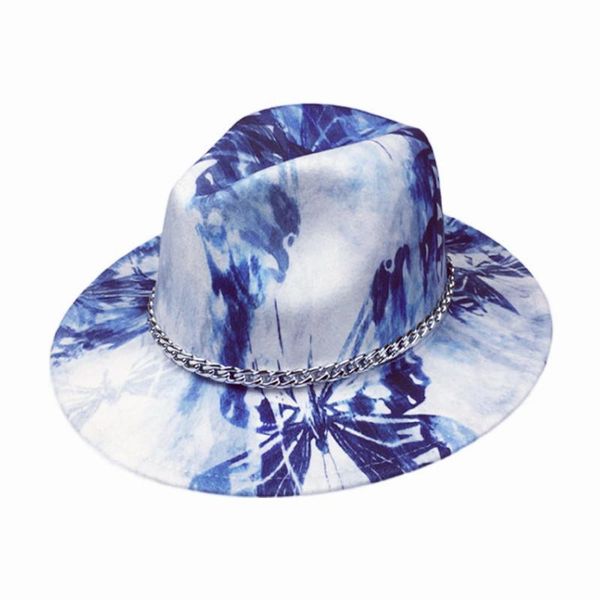berets men women blue wide brim fedora hat winter woolen jazz felt artificial wool british style cap panama, Blue;gray
berets men women blue wide brim fedora hat winter woolen jazz felt artificial wool british style cap panama, Blue;gray