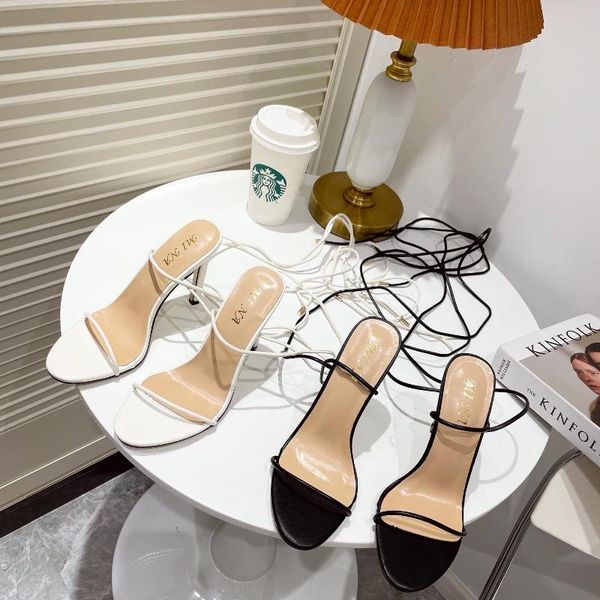 sandals 2021 fashion women narrow band thin high heels pumps cross strap solid color black/white party classic
sandals 2021 fashion women narrow band thin high heels pumps cross strap solid color black/white party classic