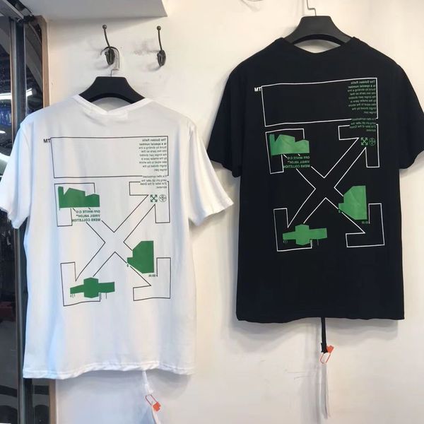 g off geometry short sleeve pattern green badge round neck men's and women's loose couple t-shirt, White;black
g off geometry short sleeve pattern green badge round neck men's and women's loose couple t-shirt, White;black