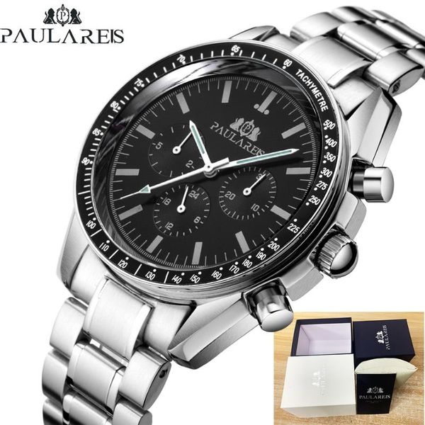 wristwatches paulareis brand design mechanical mens business automatic wristwatch stainless steel sport luxury watches waterproof clock man&, Slivery;brown
wristwatches paulareis brand design mechanical mens business automatic wristwatch stainless steel sport luxury watches waterproof clock man&, Slivery;brown