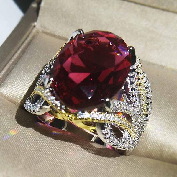 cluster rings exaggerated inlaid egg-shaped red zircon women trendy simple engagement wedding with big stone jewelry anel, Golden;silver
cluster rings exaggerated inlaid egg-shaped red zircon women trendy simple engagement wedding with big stone jewelry anel, Golden;silver
