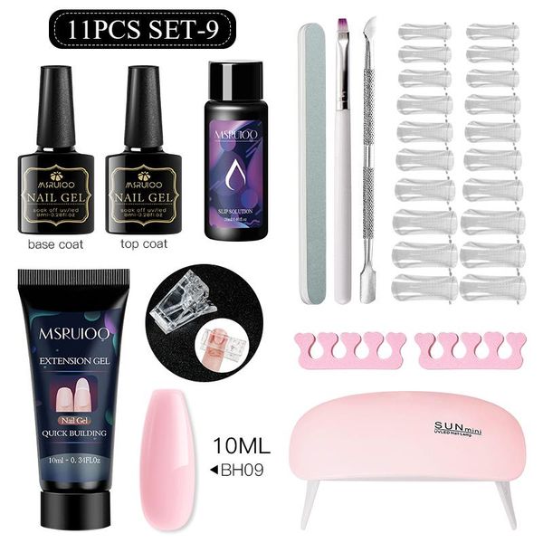 nail gel msruioo 11pcs/set poly kit with uv led lamp builder polish extension slip solution nails art manicure set, Red;pink
nail gel msruioo 11pcs/set poly kit with uv led lamp builder polish extension slip solution nails art manicure set, Red;pink