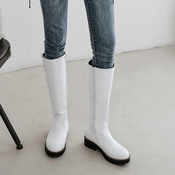 boots 2021 flat heel knee ladies fashion autumn winter solid color minimalist style long round toe zipper women shoes, Black
boots 2021 flat heel knee ladies fashion autumn winter solid color minimalist style long round toe zipper women shoes, Black