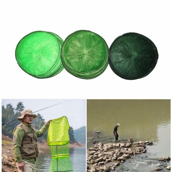 fishing accessories foldable round metal frame hook nylon net crab shrimp mino bait traps casting fish 30/45cm
fishing accessories foldable round metal frame hook nylon net crab shrimp mino bait traps casting fish 30/45cm