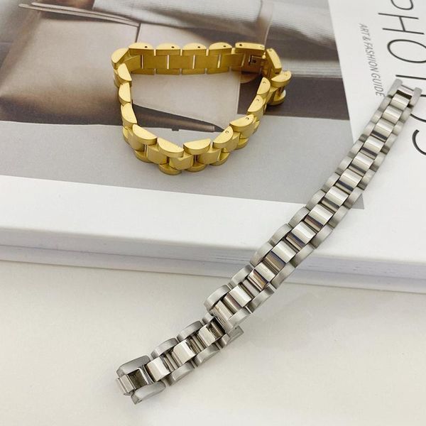 link, chain golden titanium steel men's bracelet for men watch ladies female bracelets wholesale boys jewelry accessories, Black
link, chain golden titanium steel men's bracelet for men watch ladies female bracelets wholesale boys jewelry accessories, Black
