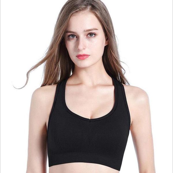 gym clothing women yoga bra sports for running fitness athletic bras padded push up tank, White;black
gym clothing women yoga bra sports for running fitness athletic bras padded push up tank, White;black