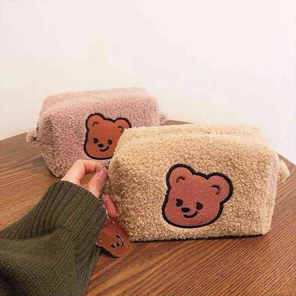 bear flannel cosmetic bag portable large capacity wash bag women travel makeup brush organizer storage pouch student pencil case
bear flannel cosmetic bag portable large capacity wash bag women travel makeup brush organizer storage pouch student pencil case