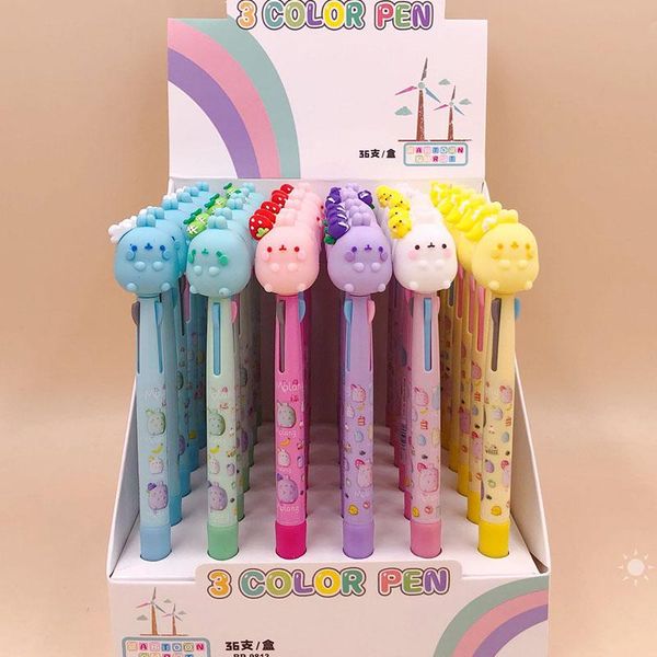 ballpoint pens 36 pcs/lot cartoon molang 3 colors pen cute fruit ball school office writing supplies stationery gift, Blue;orange
ballpoint pens 36 pcs/lot cartoon molang 3 colors pen cute fruit ball school office writing supplies stationery gift, Blue;orange