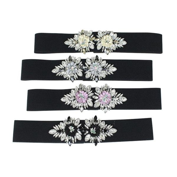 belts fashionable rhinestones belt women's elastic flower decoration dress, Black;brown
belts fashionable rhinestones belt women's elastic flower decoration dress, Black;brown