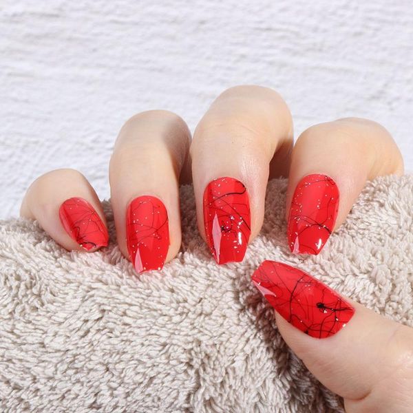 false nails 24pcs/bag detachable artificial manicure tool full cover nail tips short coffin wearable fake, Red;gold
false nails 24pcs/bag detachable artificial manicure tool full cover nail tips short coffin wearable fake, Red;gold
