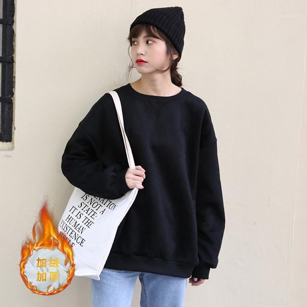 spring and autumn 2021 style soft loose korean design women's hoodies & sweatshirts, Black
spring and autumn 2021 style soft loose korean design women's hoodies & sweatshirts, Black