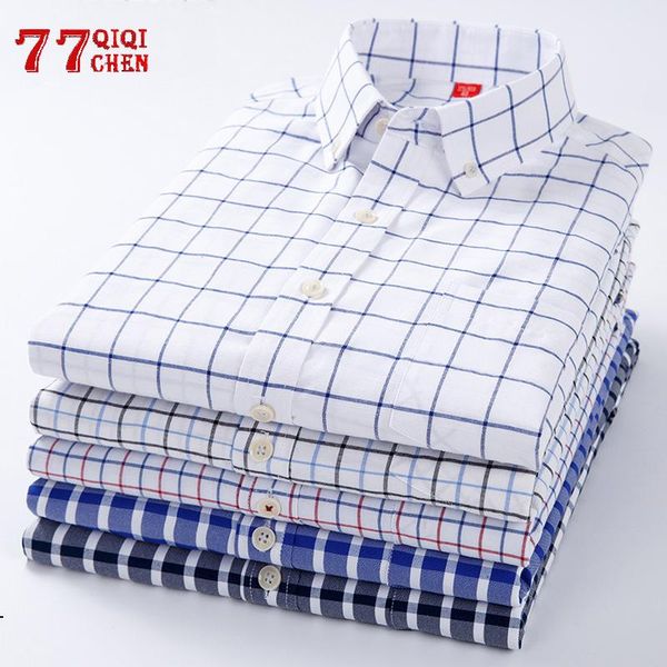 shirt men oxford shirts long sleeved fashion causal plaid stripe business silm brand man clothing chemise men's casual, White;black
shirt men oxford shirts long sleeved fashion causal plaid stripe business silm brand man clothing chemise men's casual, White;black