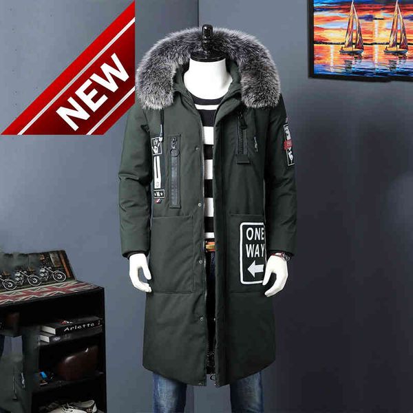 casual & fashion russia winter jacket men brand tace shark white duck down thicken fur collar long coat, Black
casual & fashion russia winter jacket men brand tace shark white duck down thicken fur collar long coat, Black