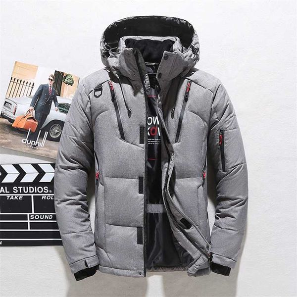 men's 90% white duck down jacket winter warm hooded thick puffer jacket coat male casual overcoat winter parka coat 211110, Black
men's 90% white duck down jacket winter warm hooded thick puffer jacket coat male casual overcoat winter parka coat 211110, Black