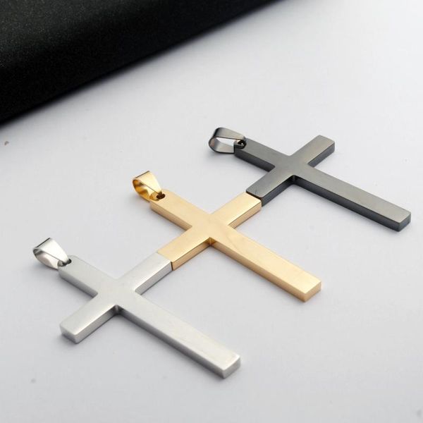 stainless steel religion cross gold silver black color only pendant without chain necklace accessories choose make jewelry necklaces
stainless steel religion cross gold silver black color only pendant without chain necklace accessories choose make jewelry necklaces