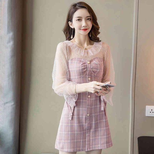 women comfortable basic plaid stylish temperament elegant arrival party dress lasso perspective, Black;gray
women comfortable basic plaid stylish temperament elegant arrival party dress lasso perspective, Black;gray
