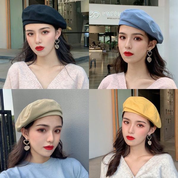 berets k173 women hat fashion retro summer thin beret spring and hats women's flat cap boinas cotton octagonal painter, Blue;gray
berets k173 women hat fashion retro summer thin beret spring and hats women's flat cap boinas cotton octagonal painter, Blue;gray