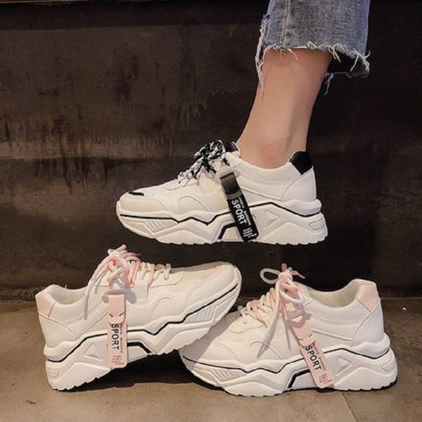 sandals old female autumn models increased thick bottom mesh breathable white students high-heeled casual shoes tide, Black
sandals old female autumn models increased thick bottom mesh breathable white students high-heeled casual shoes tide, Black