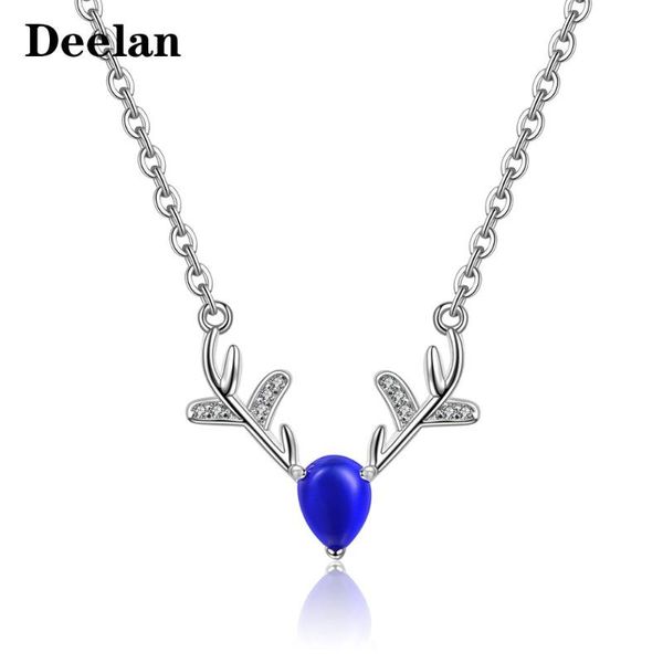 pendant necklaces deelan necklace for women girls fashion jewelry deer charm clavicle link crystal opal wedding gift jewellery, Silver
pendant necklaces deelan necklace for women girls fashion jewelry deer charm clavicle link crystal opal wedding gift jewellery, Silver