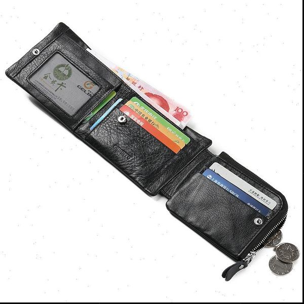 men organizer wallets brand vintage genuine oil wax leather cowhide short bifold mens wallet card holder with coin pocket, Red;black
men organizer wallets brand vintage genuine oil wax leather cowhide short bifold mens wallet card holder with coin pocket, Red;black