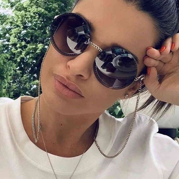 sunglasses qpeclou 2021 fashion chain round women metal brand designer sun glasses men black eyeglasses not includeda517, White;black
sunglasses qpeclou 2021 fashion chain round women metal brand designer sun glasses men black eyeglasses not includeda517, White;black