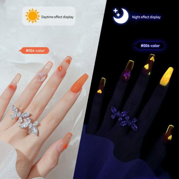 nail gel luminous glossy glue uv lacquers manicure fluorescent neon art designs polish for day and night use tslm1, Red;pink
nail gel luminous glossy glue uv lacquers manicure fluorescent neon art designs polish for day and night use tslm1, Red;pink