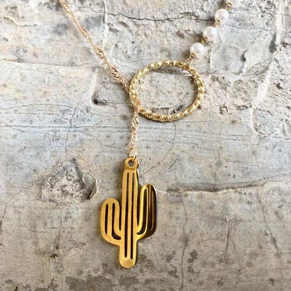 chains western cactus pendant necklace cross feather imitation pearl personality fashion asymmetrical stitching jewelry, Silver
chains western cactus pendant necklace cross feather imitation pearl personality fashion asymmetrical stitching jewelry, Silver