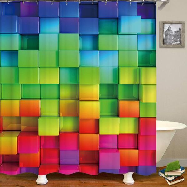 shower curtains colorful rainbow stripes pattern curtain bathroom waterproof polyester fabric home decor washable bath curtains180*180cm
shower curtains colorful rainbow stripes pattern curtain bathroom waterproof polyester fabric home decor washable bath curtains180*180cm