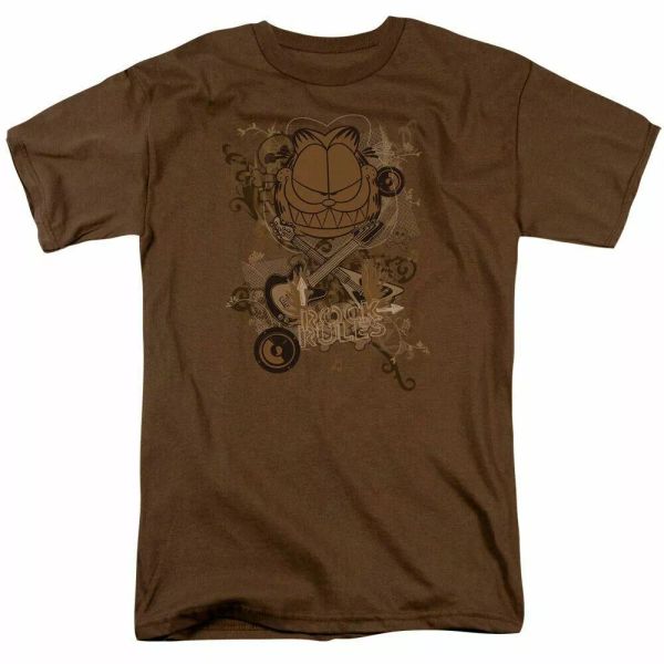 garfield rock rules t shirt mens licensed cat jim davis comic tee coffee, White;black
garfield rock rules t shirt mens licensed cat jim davis comic tee coffee, White;black