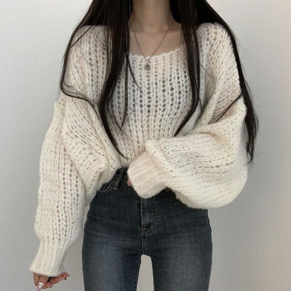 women's sweaters korean chic spring wild candy color slimming pullover., White;black
women's sweaters korean chic spring wild candy color slimming pullover., White;black