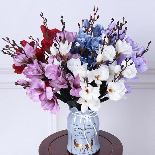 decorative flowers & wreaths 45cm artificial silk 5 branch magnolia home el table decoration fake flower wedding bride holding pography prop
decorative flowers & wreaths 45cm artificial silk 5 branch magnolia home el table decoration fake flower wedding bride holding pography prop
