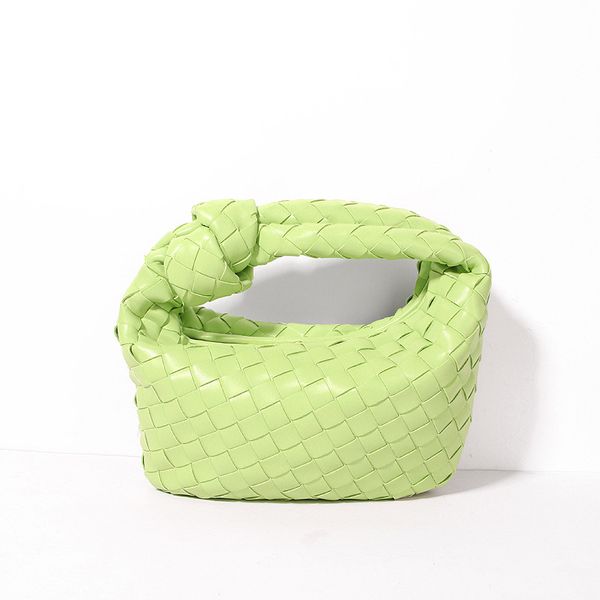 wholesale hand woven hand-held leather women's bag wan woven crossbody bag