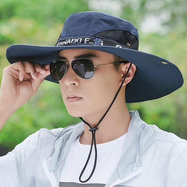 wide brim hats 1pc men's hat camping hiking hunting sun bucket flap cap breathable nepalese outdoor fishing cycling, Blue;gray
wide brim hats 1pc men's hat camping hiking hunting sun bucket flap cap breathable nepalese outdoor fishing cycling, Blue;gray