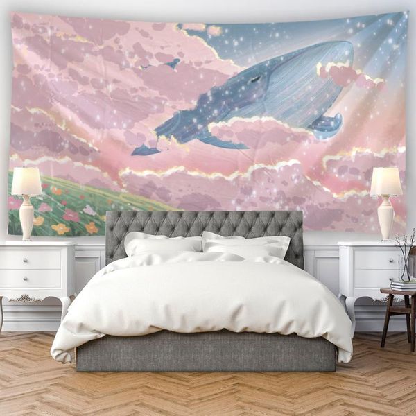 tapestries pink sky and whale tapestry kawaii room decor boho aesthetic wall hanging
tapestries pink sky and whale tapestry kawaii room decor boho aesthetic wall hanging