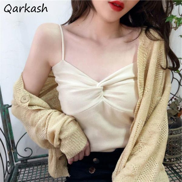 women's tanks & camis camisole women sleeveless elegant slim knitting thin summer inside candy colors folds female straps chic retro cl, White
women's tanks & camis camisole women sleeveless elegant slim knitting thin summer inside candy colors folds female straps chic retro cl, White