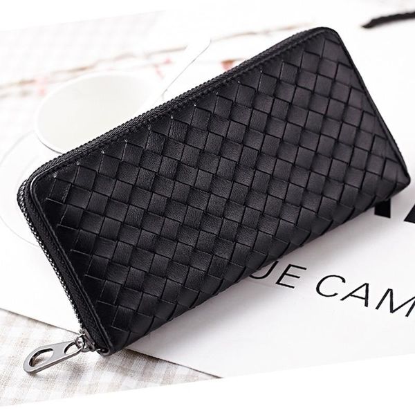 wallets sheepskin hand-woven purse fashion standard woman long zipper handbag leather, Red;black
wallets sheepskin hand-woven purse fashion standard woman long zipper handbag leather, Red;black