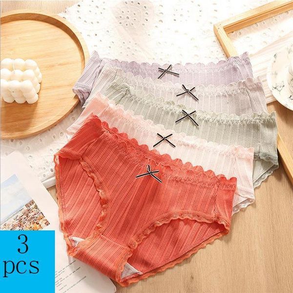 women's panties 3pcs/mid-waist cotton comfortable briefs women striped breathable lace underwear solid color l-xxl code knickers, Black;pink
women's panties 3pcs/mid-waist cotton comfortable briefs women striped breathable lace underwear solid color l-xxl code knickers, Black;pink