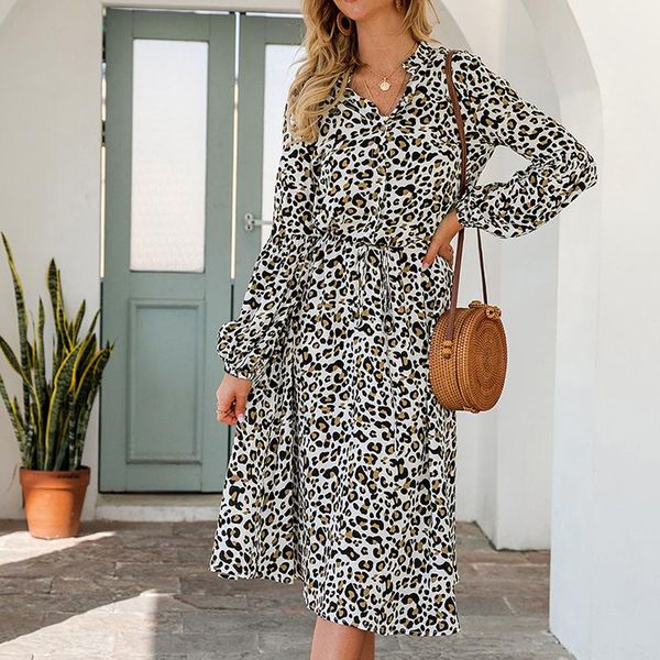 casual dresses summer women bohemian dress a-line leopard printed 2021 spring long sleeve elegant turn-down collar female g1158, Black;gray
casual dresses summer women bohemian dress a-line leopard printed 2021 spring long sleeve elegant turn-down collar female g1158, Black;gray