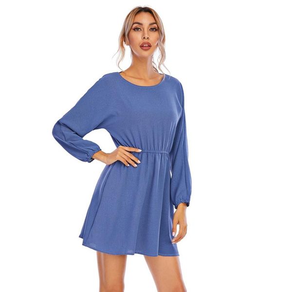 casual dresses women bohemian elegant comfortable o-neck mini dress spring lantern sleeve autumn, Black;gray
casual dresses women bohemian elegant comfortable o-neck mini dress spring lantern sleeve autumn, Black;gray