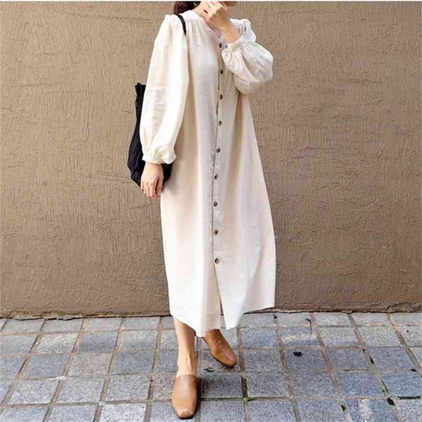 minimalist lace-up v neck long sleeve dress women loose casual single-breasted plus size chic cotton linen vestido 210601, Black;gray
minimalist lace-up v neck long sleeve dress women loose casual single-breasted plus size chic cotton linen vestido 210601, Black;gray